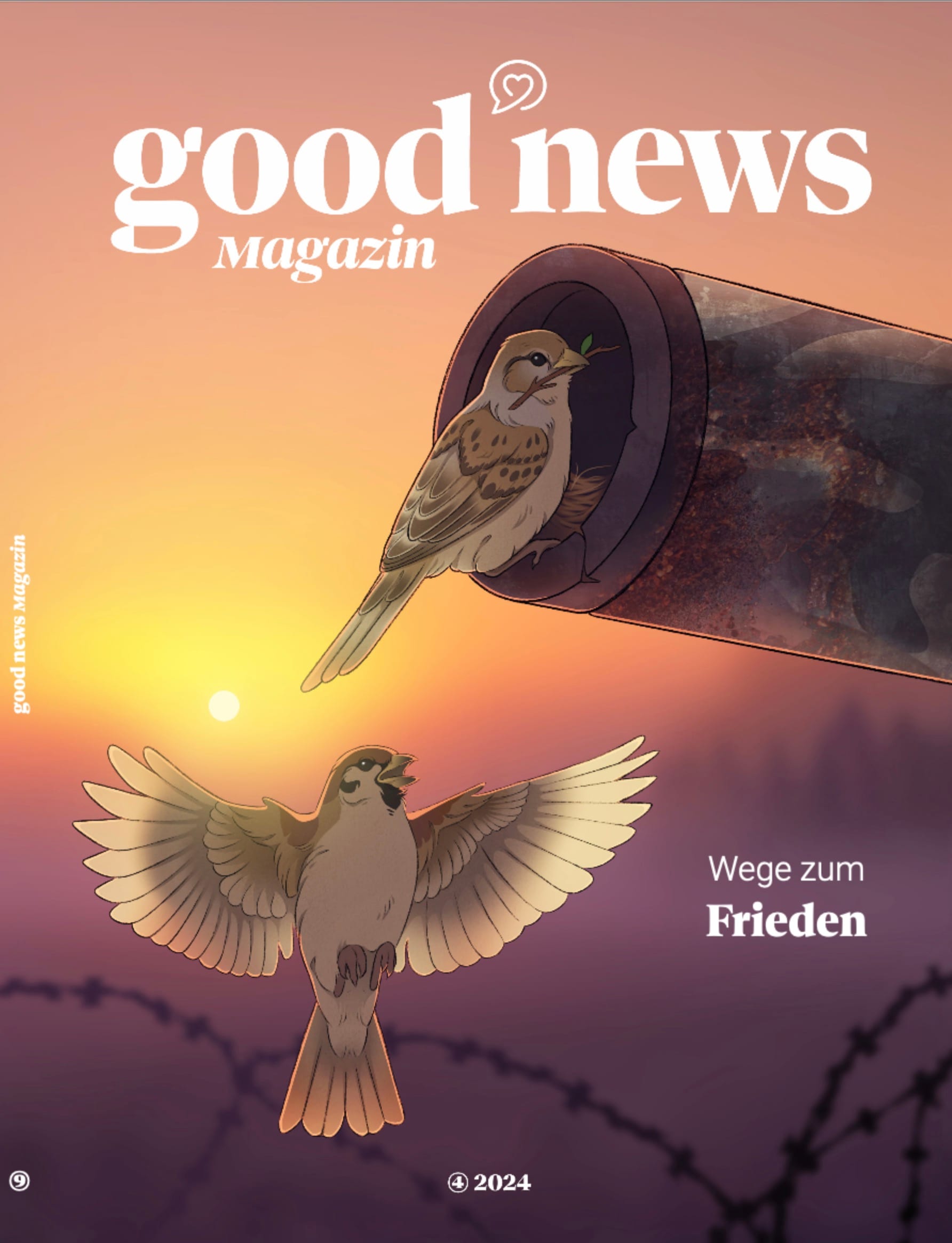 Cover des GoodNewsMagazin Nummer 9 "Frieden" Cover des GoodNewsMagazin Nummer 9 "Frieden"